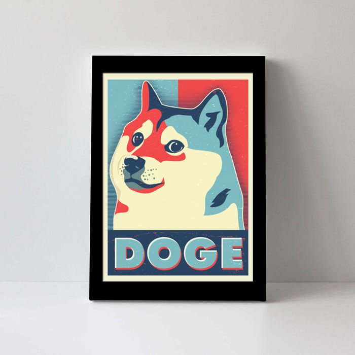 Funny Vintage Doge Meme Crypto Currency Canvas