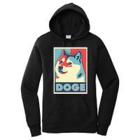 Funny Vintage Doge Meme Crypto Currency Women's Pullover Hoodie