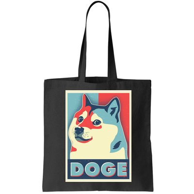Funny Vintage Doge Meme Crypto Currency Bag