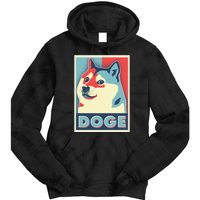 Funny Vintage Doge Meme Crypto Currency Tie Dye Hoodie