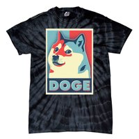 Funny Vintage Doge Meme Crypto Currency Tie-Dye T-Shirt