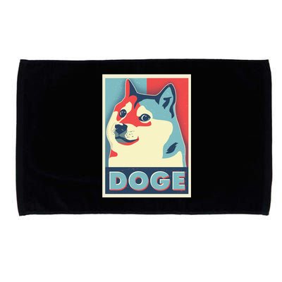 Funny Vintage Doge Meme Crypto Currency Microfiber Hand Towel