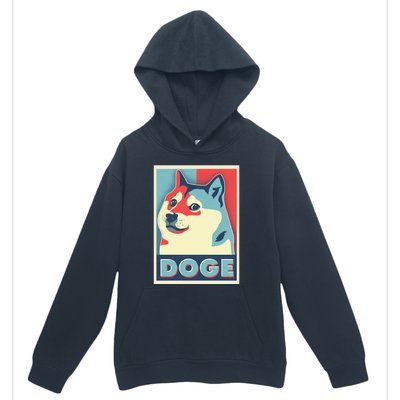 Funny Vintage Doge Meme Crypto Currency Urban Pullover Hoodie