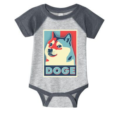 Funny Vintage Doge Meme Crypto Currency Infant Baby Jersey Bodysuit