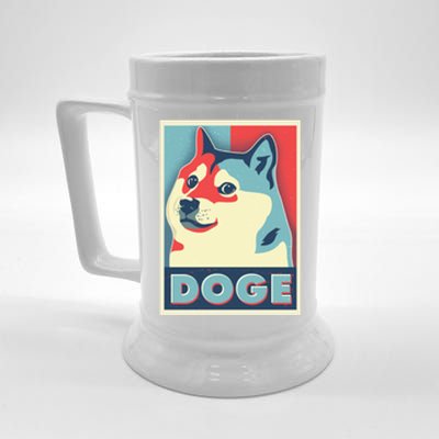 Funny Vintage Doge Meme Crypto Currency Beer Stein