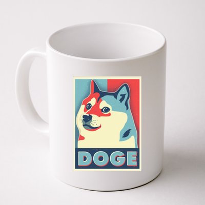 Funny Vintage Doge Meme Crypto Currency Coffee Mug