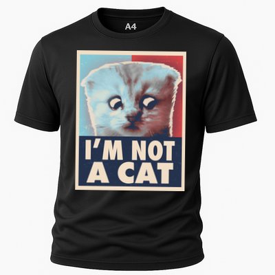 Funny Vintage I'm Not A Cat Zoom Lawyer Cat Meme Performance Shirt