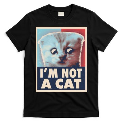 Funny Vintage I'm Not A Cat Zoom Lawyer Cat Meme T-Shirt