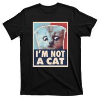 Funny Vintage I'm Not A Cat Zoom Lawyer Cat Meme T-Shirt