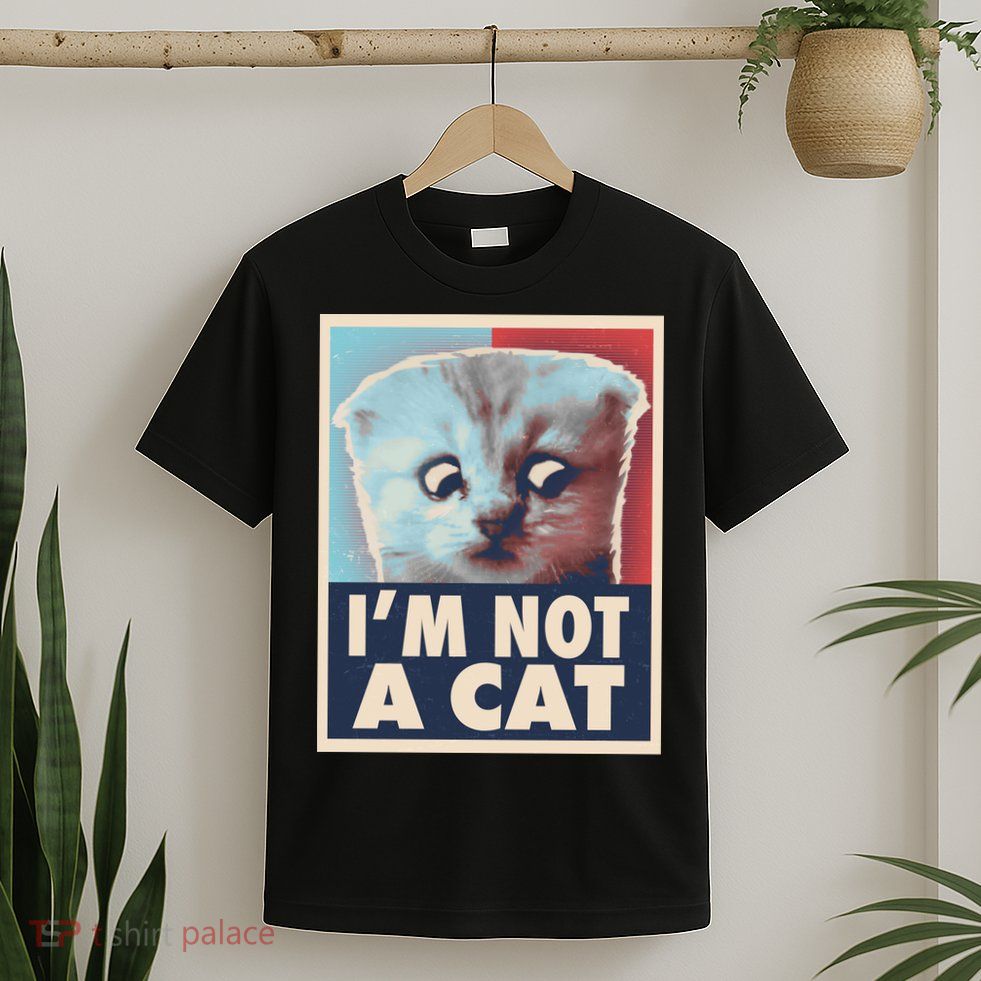 Funny Vintage I'm Not A Cat Zoom Lawyer Cat Meme T-Shirt