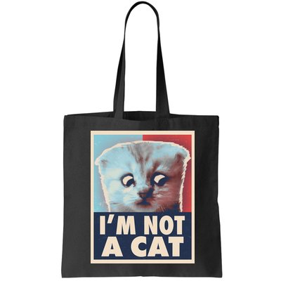 Funny Vintage I'm Not A Cat Zoom Lawyer Cat Meme Bag