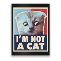 Funny Vintage I'm Not A Cat Zoom Lawyer Cat Meme Poster