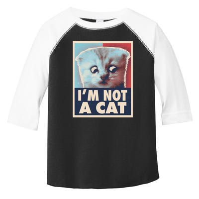 Funny Vintage I'm Not A Cat Zoom Lawyer Cat Meme Toddler Fine Jersey T-Shirt