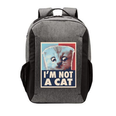 Funny Vintage I'm Not A Cat Zoom Lawyer Cat Meme Vector Backpack