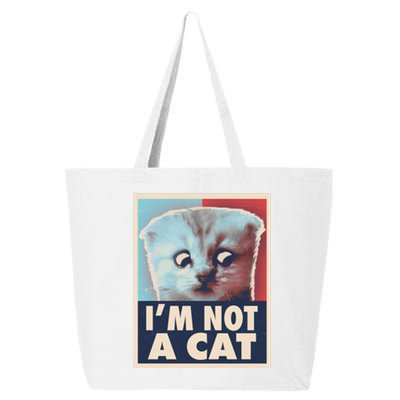 Funny Vintage I'm Not A Cat Zoom Lawyer Cat Meme 25L Jumbo Tote