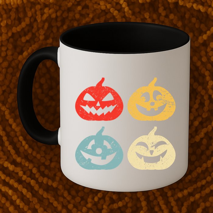 Funny Vintage Jack O Lanterns Pumkin Mug