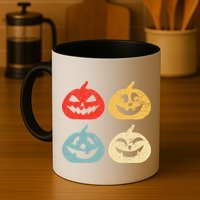 Funny Vintage Jack O Lanterns Pumkin Mug