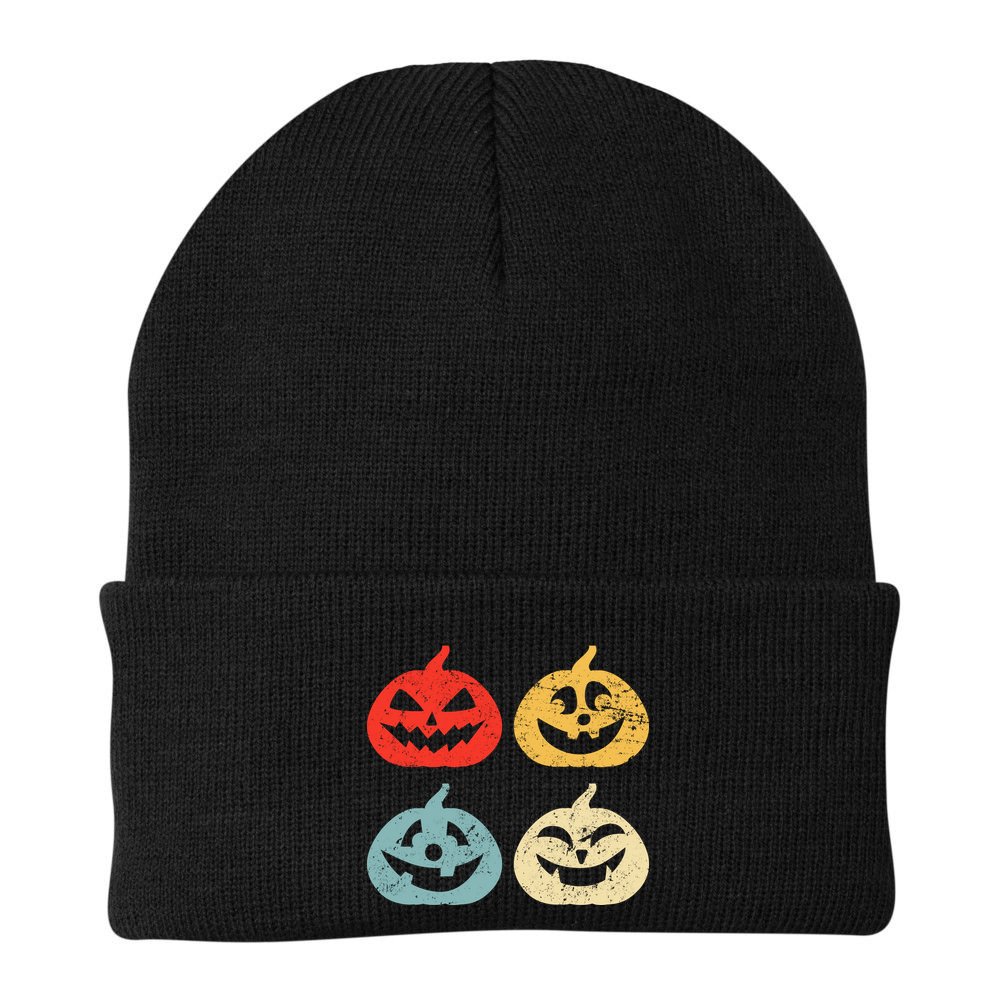 Funny Vintage Jack O Lanterns Pumkin Beanie