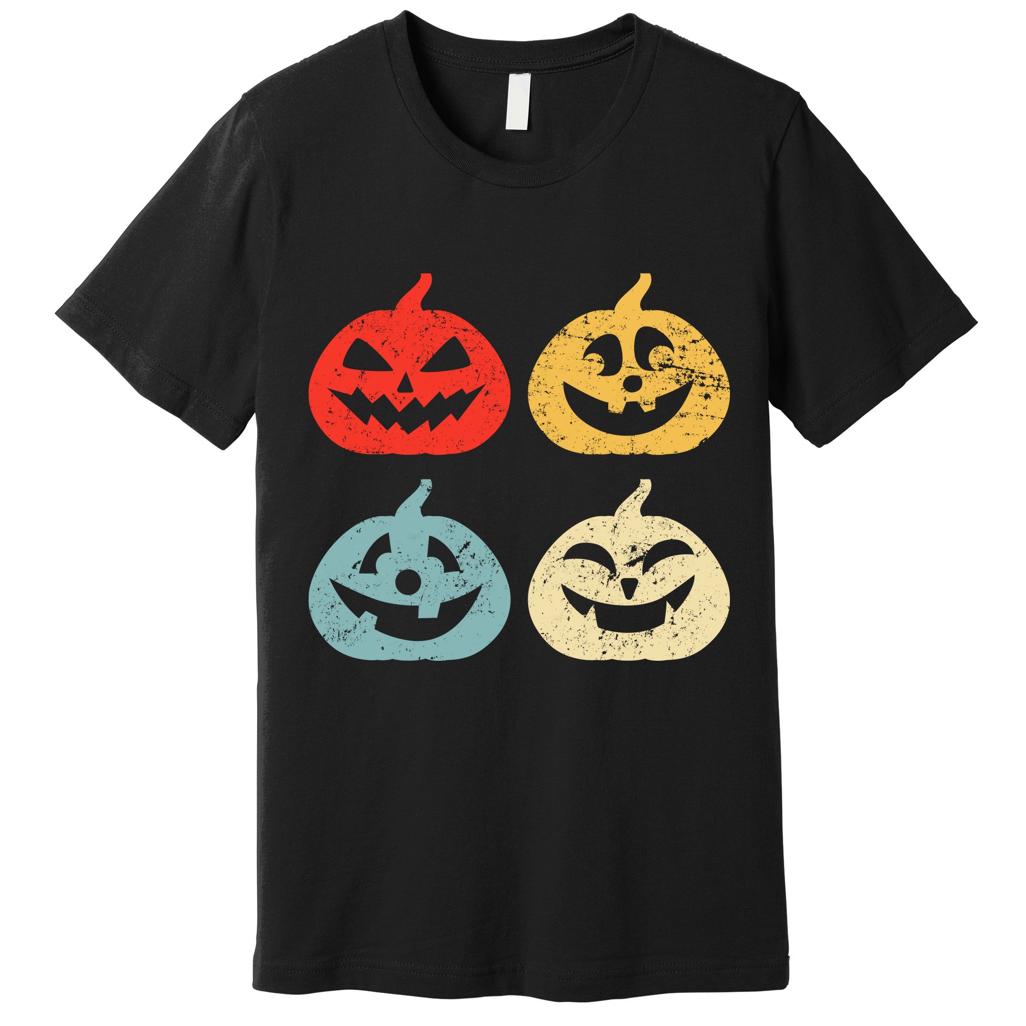 Funny Vintage Jack O Lanterns Pumkin Premium T-Shirt
