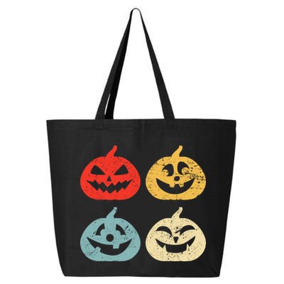 Funny Vintage Jack O Lanterns Pumkin 25L Jumbo Tote