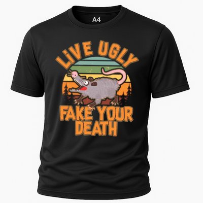 Funny Vintage Live Ugly Fake Your Death Performance Shirt