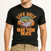 Funny Vintage Live Ugly Fake Your Death Performance Shirt