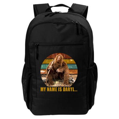 Funny Vintage My Name is Daryl Big Foot Backpack