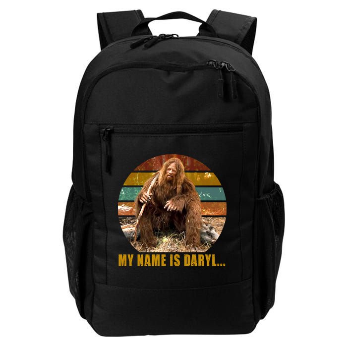 Funny Vintage My Name is Daryl Big Foot Backpack