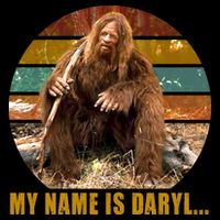 Funny Vintage My Name is Daryl Big Foot Backpack