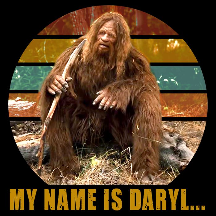 Funny Vintage My Name is Daryl Big Foot Backpack