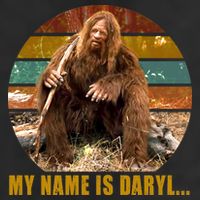 Funny Vintage My Name is Daryl Big Foot Hat