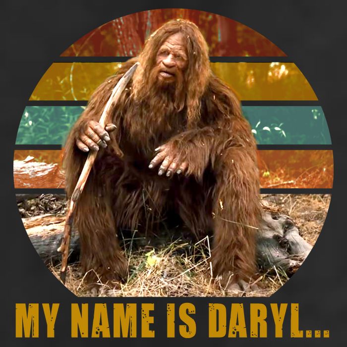 Funny Vintage My Name is Daryl Big Foot Hat