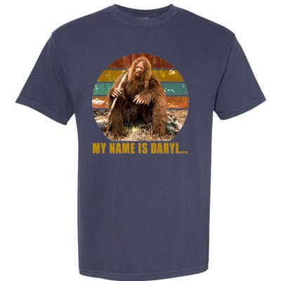 Funny Vintage My Name is Daryl Big Foot Garment-Dyed Heavyweight T-Shirt