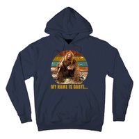 Funny Vintage My Name is Daryl Big Foot Hoodie