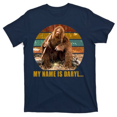 Funny Vintage My Name is Daryl Big Foot T-Shirt