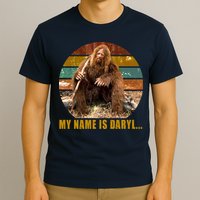Funny Vintage My Name is Daryl Big Foot T-Shirt