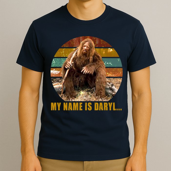 Funny Vintage My Name is Daryl Big Foot T-Shirt