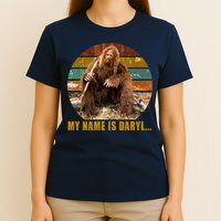 Funny Vintage My Name is Daryl Big Foot T-Shirt
