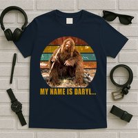 Funny Vintage My Name is Daryl Big Foot T-Shirt