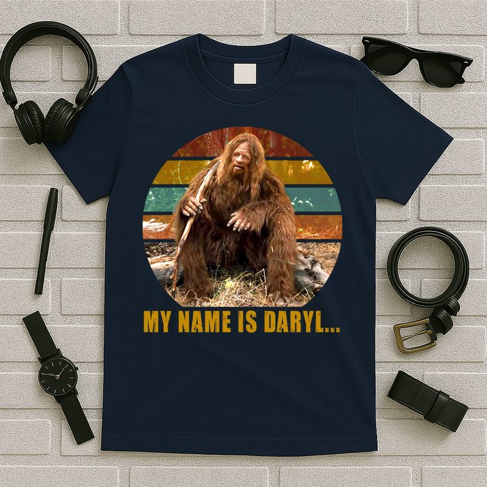Funny Vintage My Name is Daryl Big Foot T-Shirt