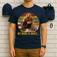 Funny Vintage My Name is Daryl Big Foot T-Shirt
