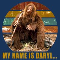 Funny Vintage My Name is Daryl Big Foot T-Shirt