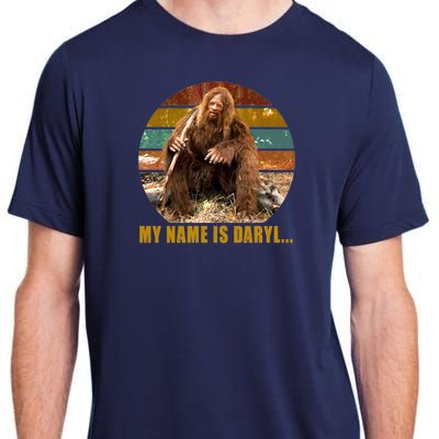 Funny Vintage My Name is Daryl Big Foot Adult ChromaSoft Performance T-Shirt