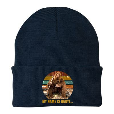 Funny Vintage My Name is Daryl Big Foot Knit Cap Winter Beanie