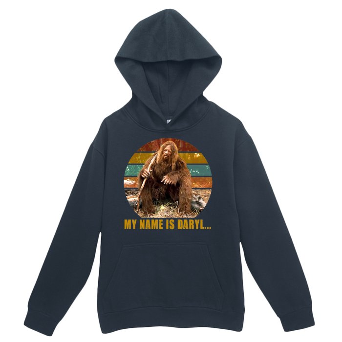 Funny Vintage My Name is Daryl Big Foot Urban Pullover Hoodie