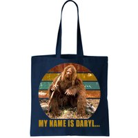 Funny Vintage My Name is Daryl Big Foot Tote Bag