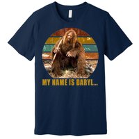 Funny Vintage My Name is Daryl Big Foot Premium T-Shirt