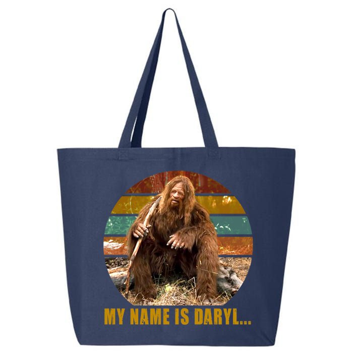 Funny Vintage My Name is Daryl Big Foot 25L Jumbo Tote