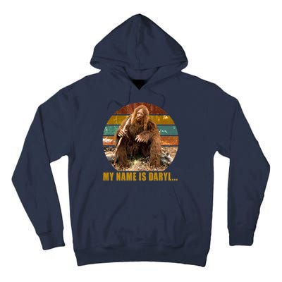 Funny Vintage My Name is Daryl Big Foot Tall Hoodie