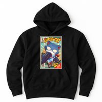 Funny Vintage The Ameowzing Super-Cat Comic Cover Hoodie